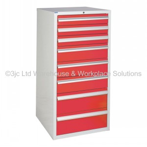 Euroslide Storage Cabinet 8 Drawer 1200mm Type 1